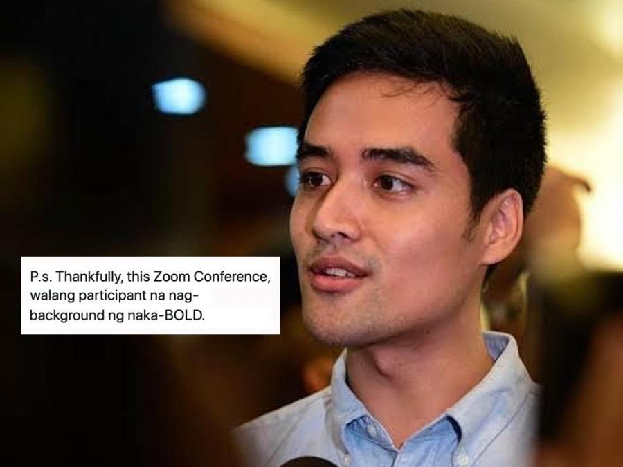 Vico Sotto tweet zoombombing incident