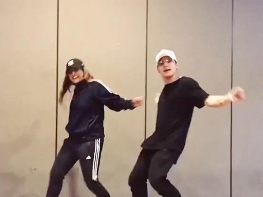 Diva Montelaba with DJ Loonyo in Throwback Video