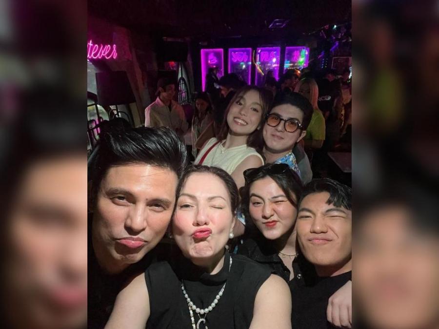 Zoren Legaspi, Carmina Villaroel, Mavy Legaspi, Kyline Alcantara, Darren Espanto and Cassy Legaspi's triple date