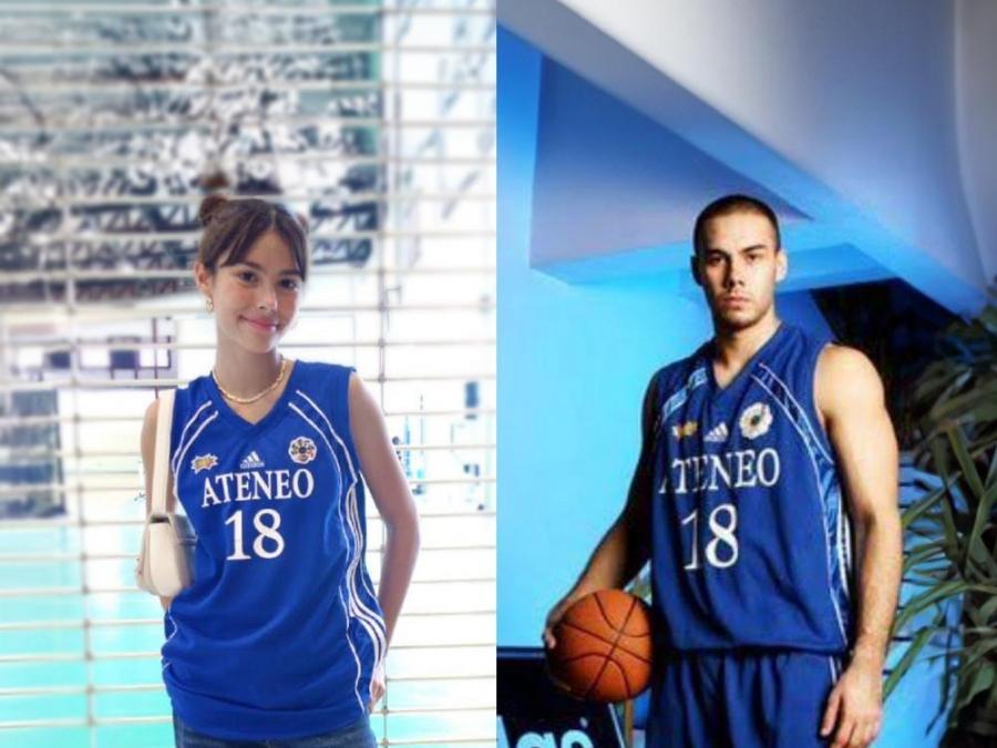 Kendra Kramer looks cool dressed in her dad Doug Kramer's old jersey