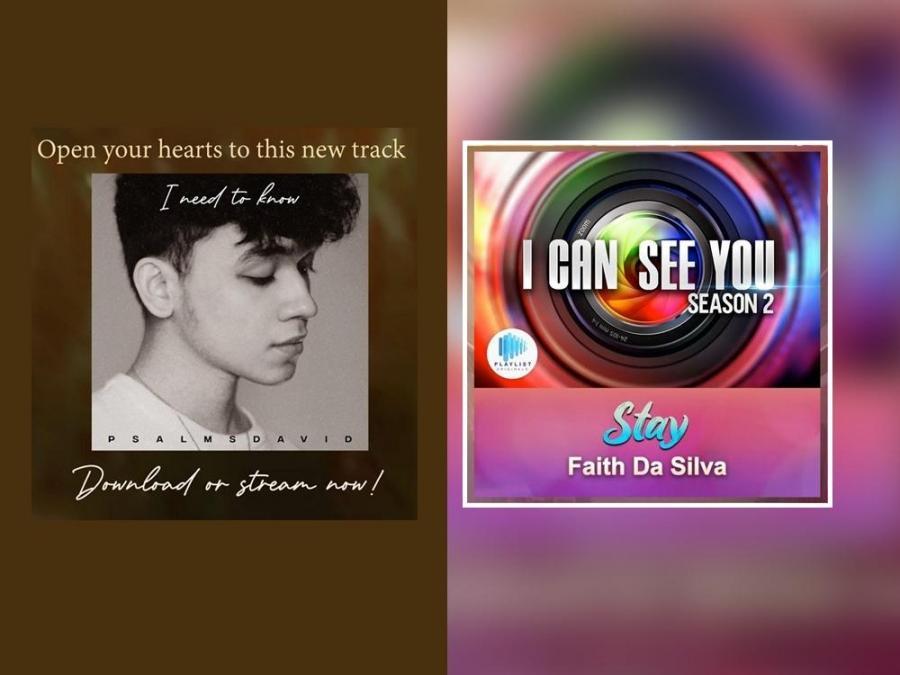 song posters for Stay and I Need To Know