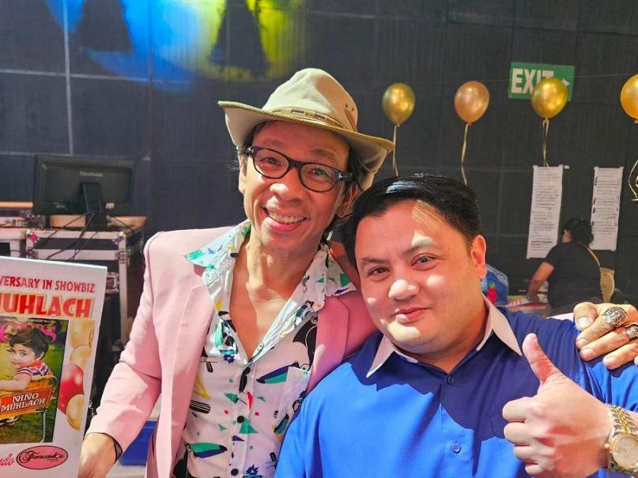 Kuya Kim Atienza and Nino Muhlach
