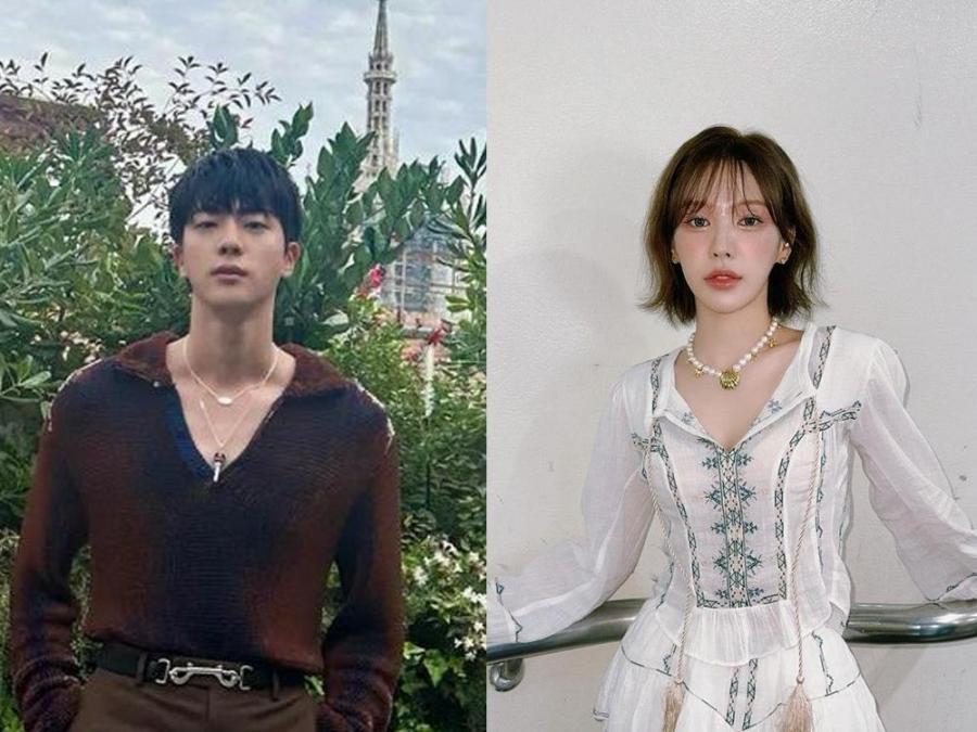 jin of bts and wendy of red velvet