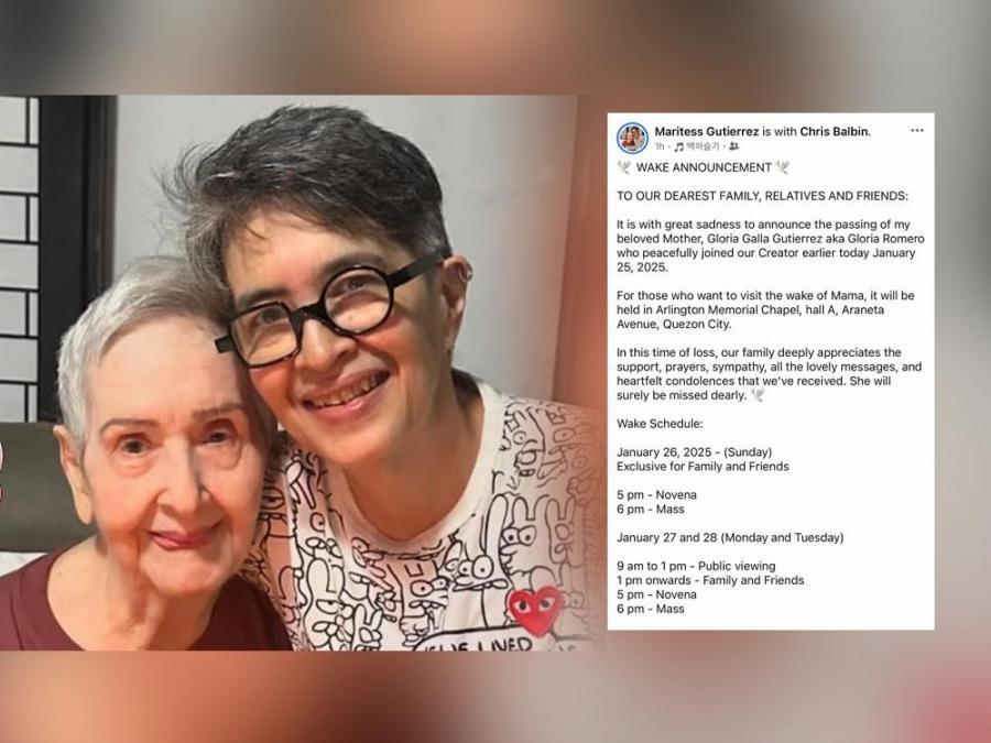 Gloria Romero and Maritess Gutierrez