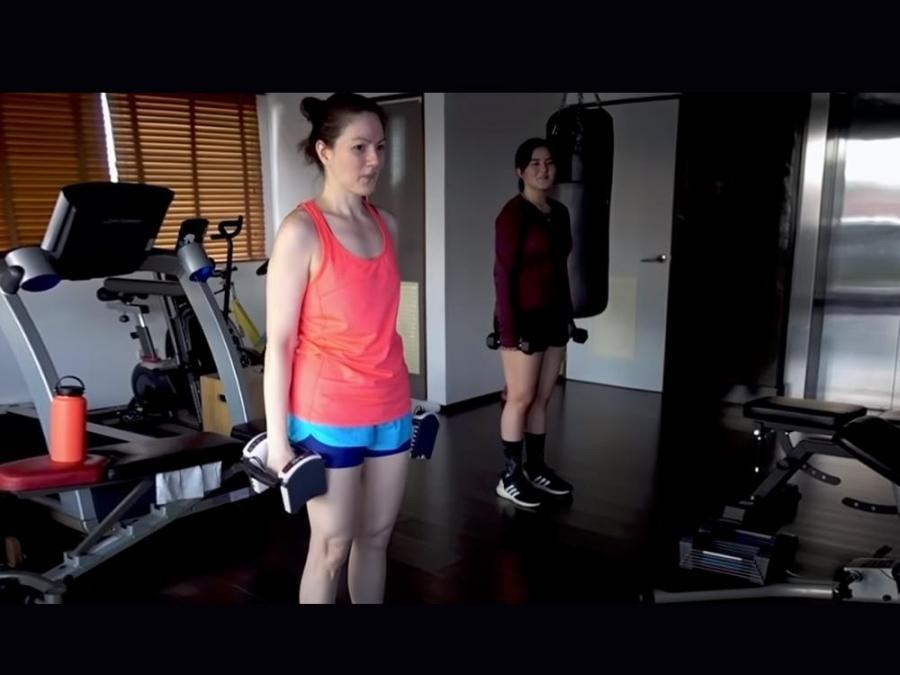Watch Carmina Villarroel And Cassy Legaspi S Full Workout Routine Gma Entertainment