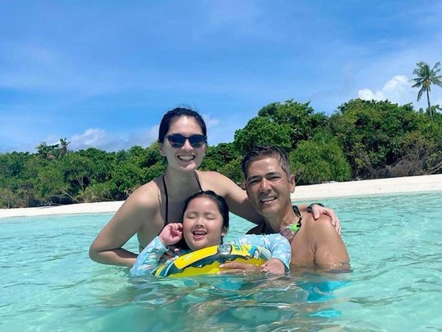 Pauleen Luna Sotto, Tali Sotto, and Vic Sotto