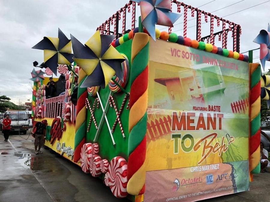 First look at the 'Meant To Beh' float in MMFF's Parade of Stars GMA