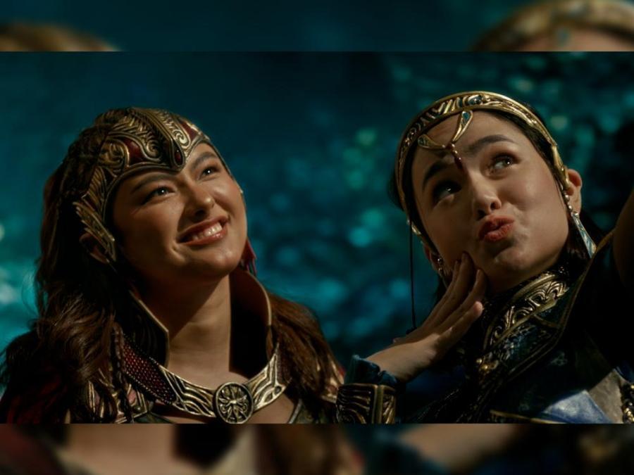 Sang'gre actress Mikee Quintos as Lira and Kate Valdez as Mira