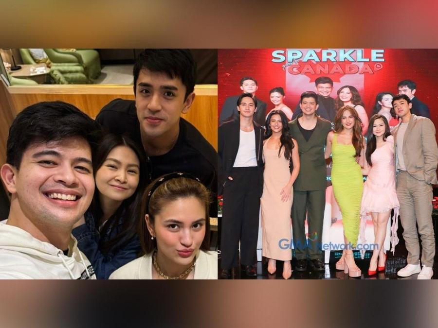 Sparkle Love Teams Barda At Juliver Umalis Na Ng Bansa Para Sa Sparkle Goes To Canada Gma