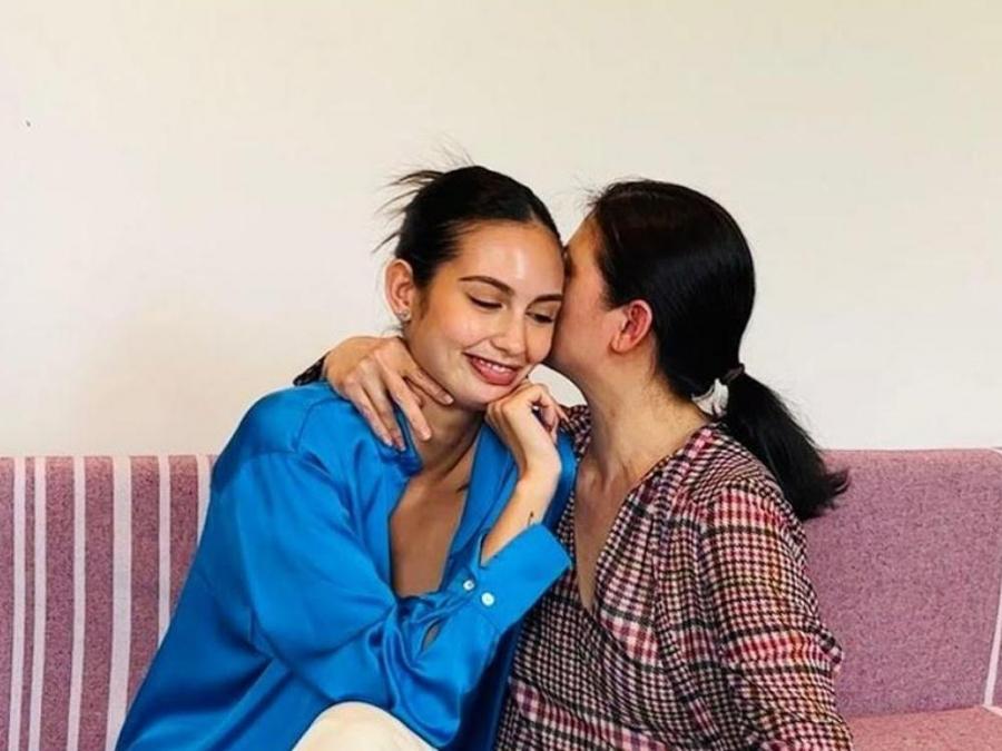 Celeste Cortesi and her mother