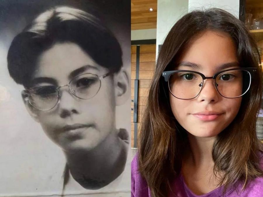 Kendra Kramer looks exactly like her dad Doug Kramer when he was 13