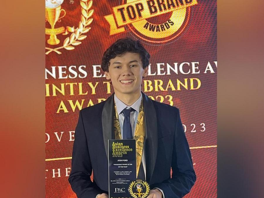 Josh Ford at the Asian Business Excellence Awards 