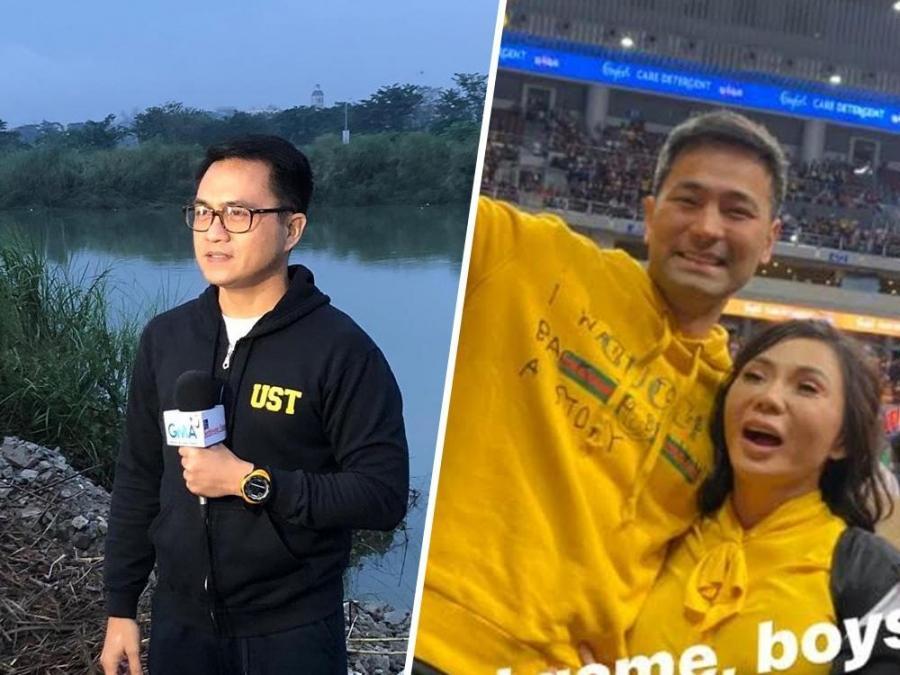 Celebrity graduates of UST are proud of the Growling Tigers performance in their match against UP