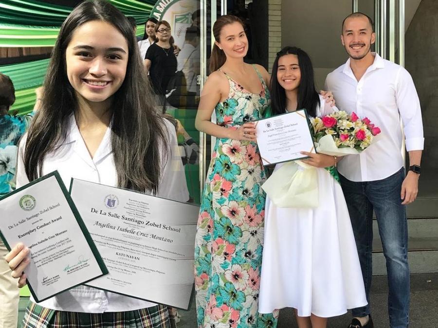 LOOK Sunshine Cruz attends daughters' moving up day and graduation