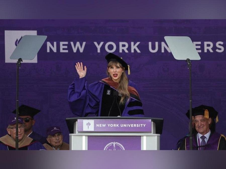 Taylor Swift tells NYU grads to embrace cringe in her commencement ...