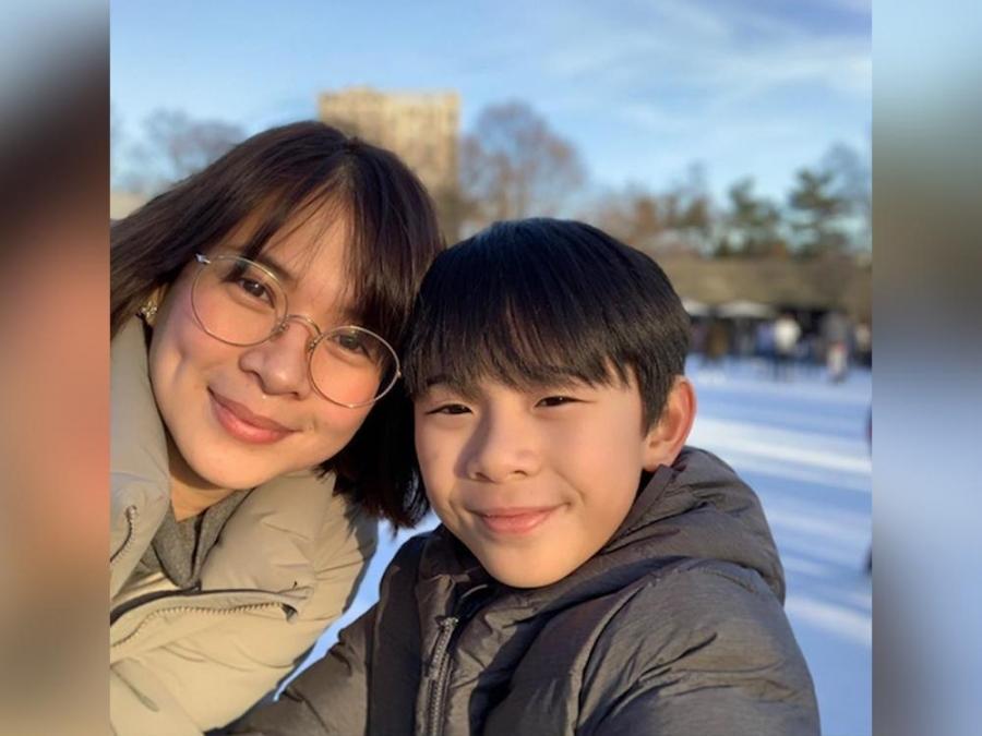 LJ Reyes and son Aki