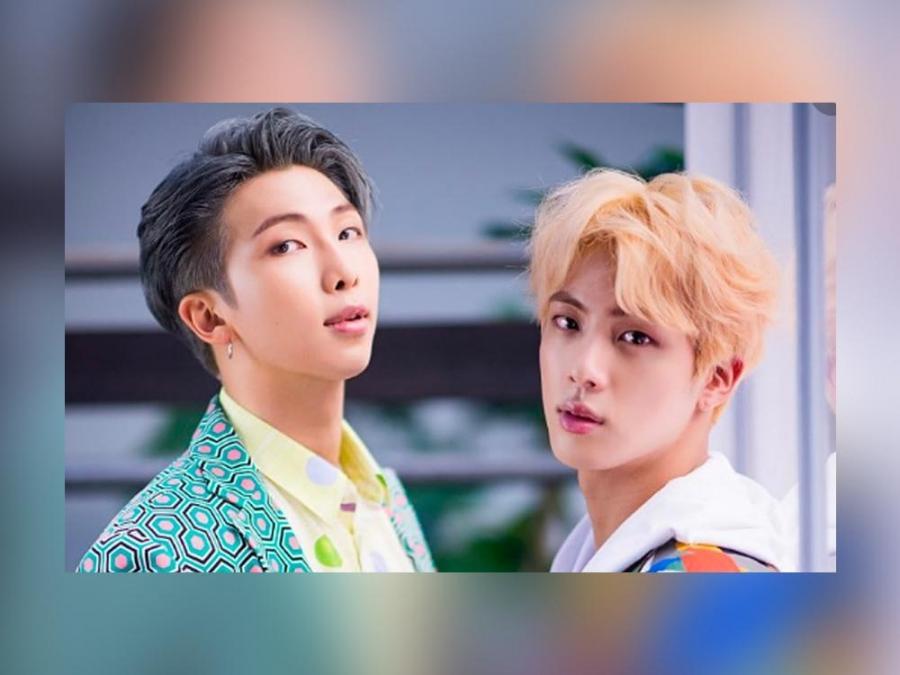 BTS members RM Jin