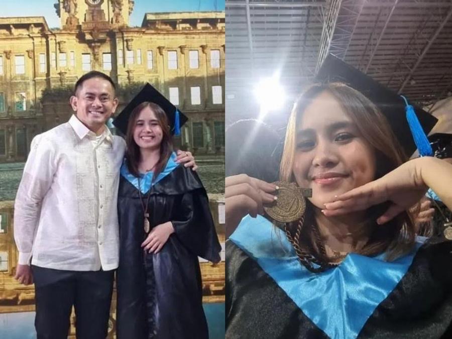 Jayson Gainza's daughter Ruby graduates from college with flying colors ...