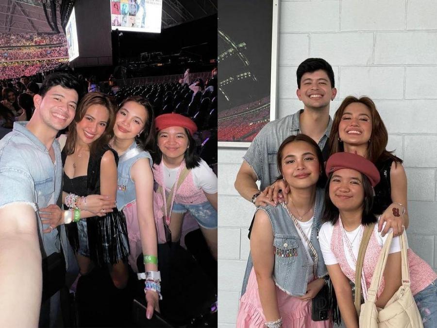 Julie Anne San Jose, Rayver Cruz at The Eras Tour in Singapore