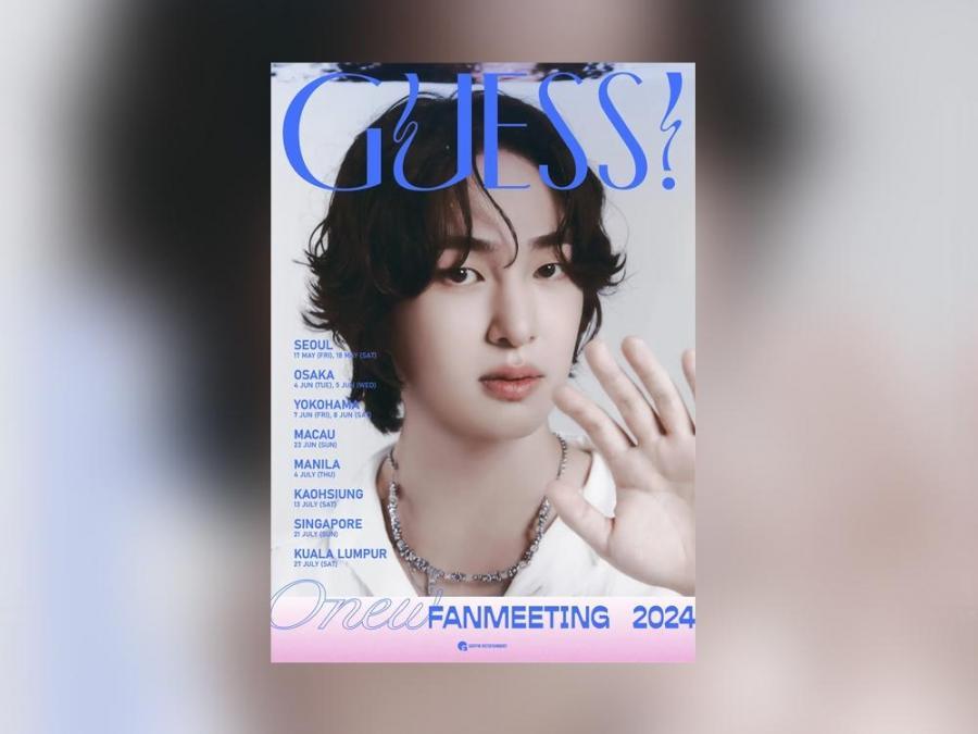 SHINee Onew GUESS in Manila