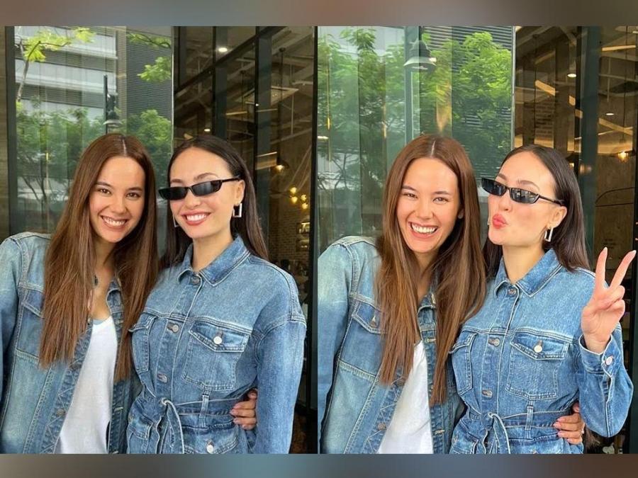 Miss Universe Queens Catriona Gray And R Bonney Gabriel Bond In Manila