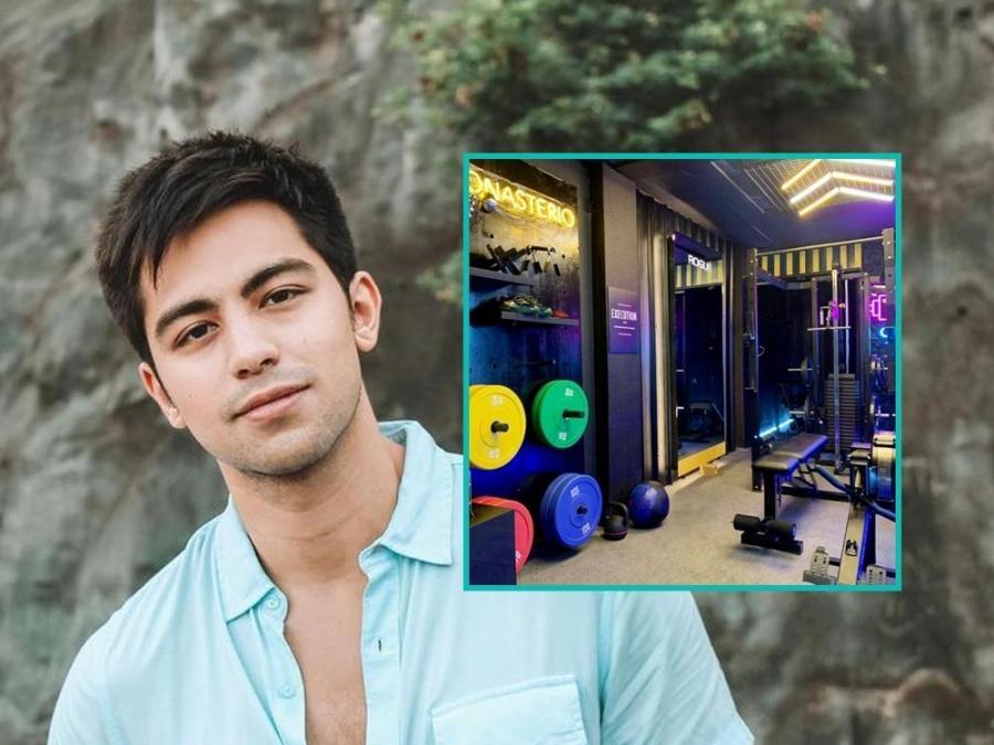 Derrick Monasterio and his home gym