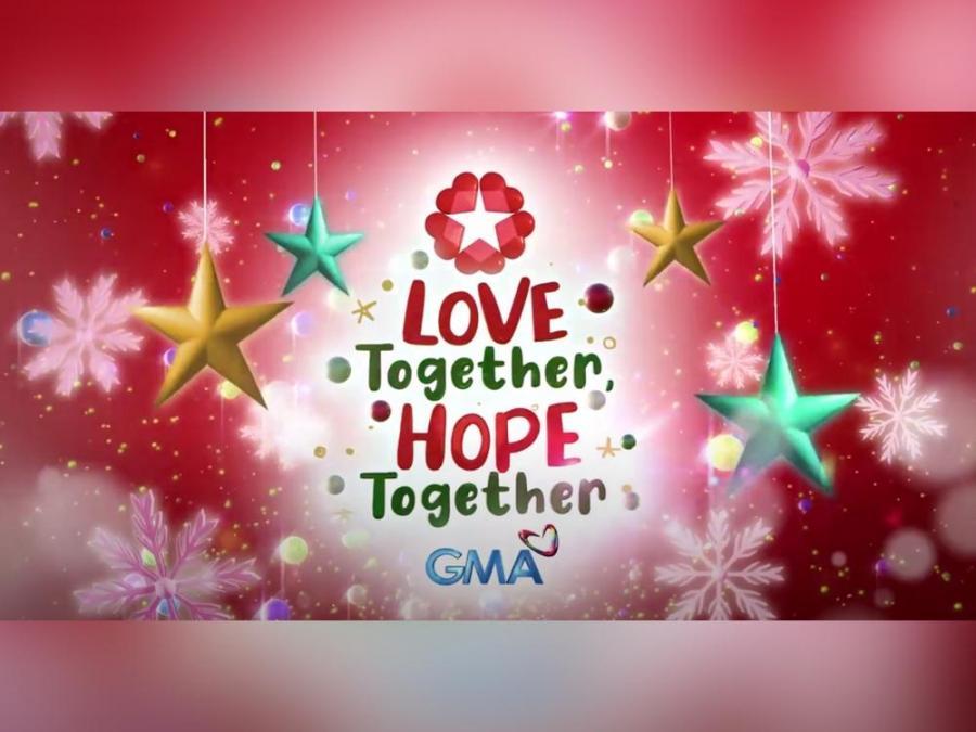 GMA Christmas Station ID 2021 jingle "Love Together, Hope Together