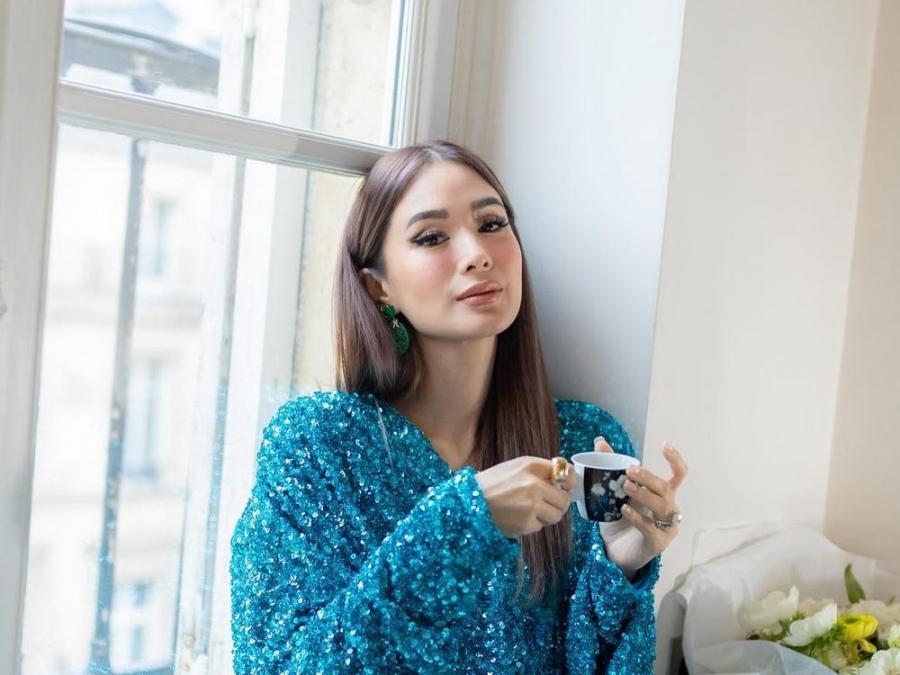 Philippine Star - ISN'T SHE LOVELY? 🧡 Heart Evangelista is a golden  goddess in these photos she shared during her trip to Paris. (Instagram/Heart  Evangelista)