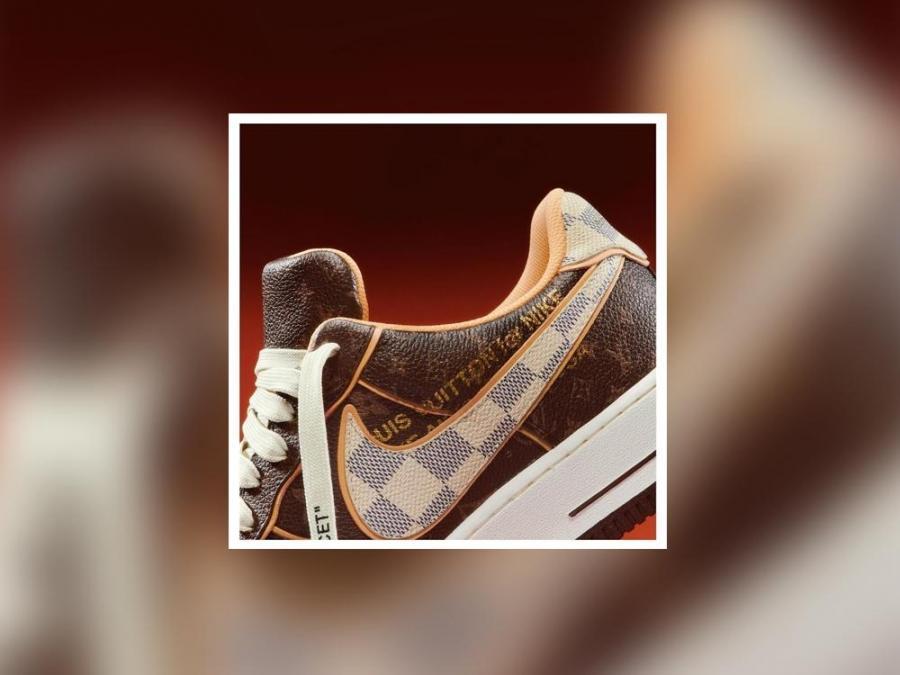 Louis Vuitton x Nike Air Force 1 by Virgil Abloh sneakers, reaches
