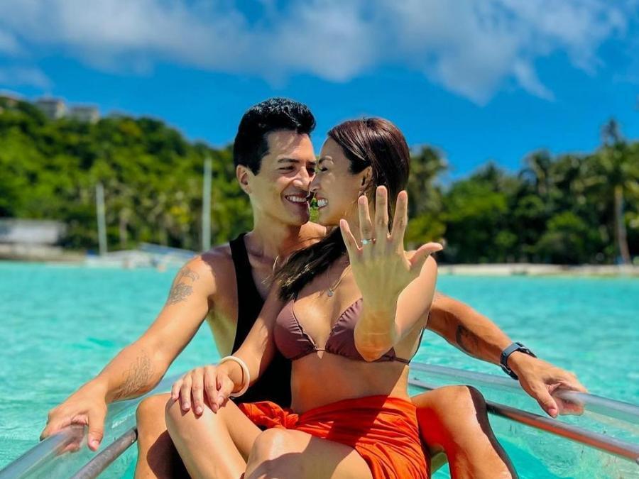 Aubrey Miles and Troy Montero