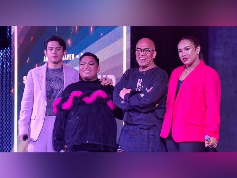 Boy Abunda shares spotlight with newbie singers Anton, Raven, and Saga ...