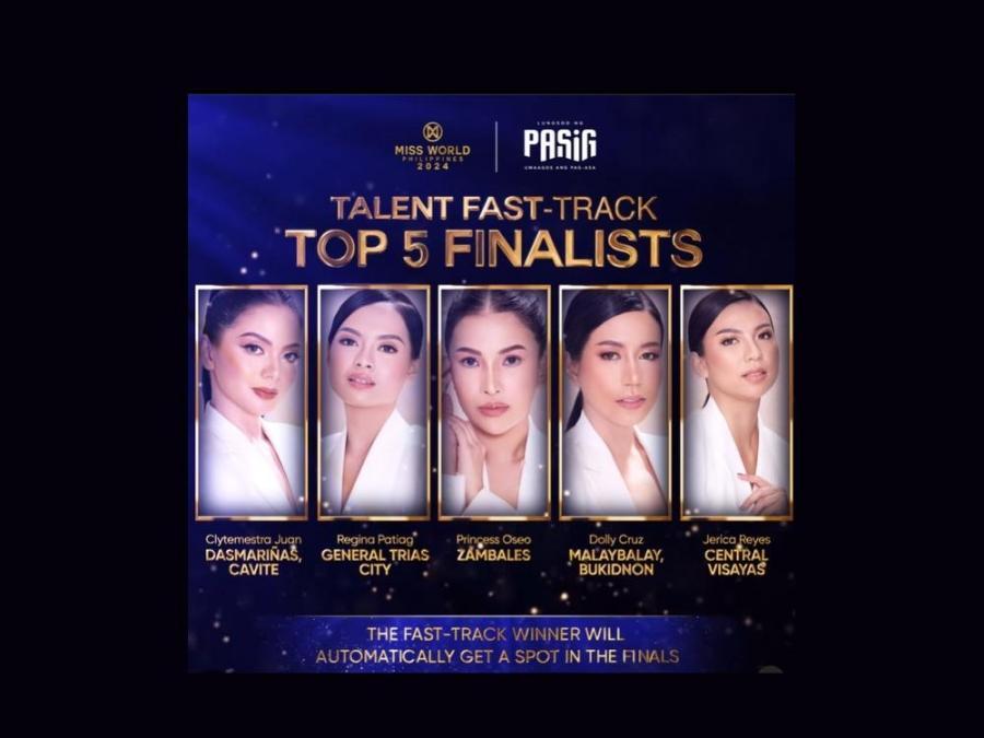 Miss World Philippines talent competition finalists