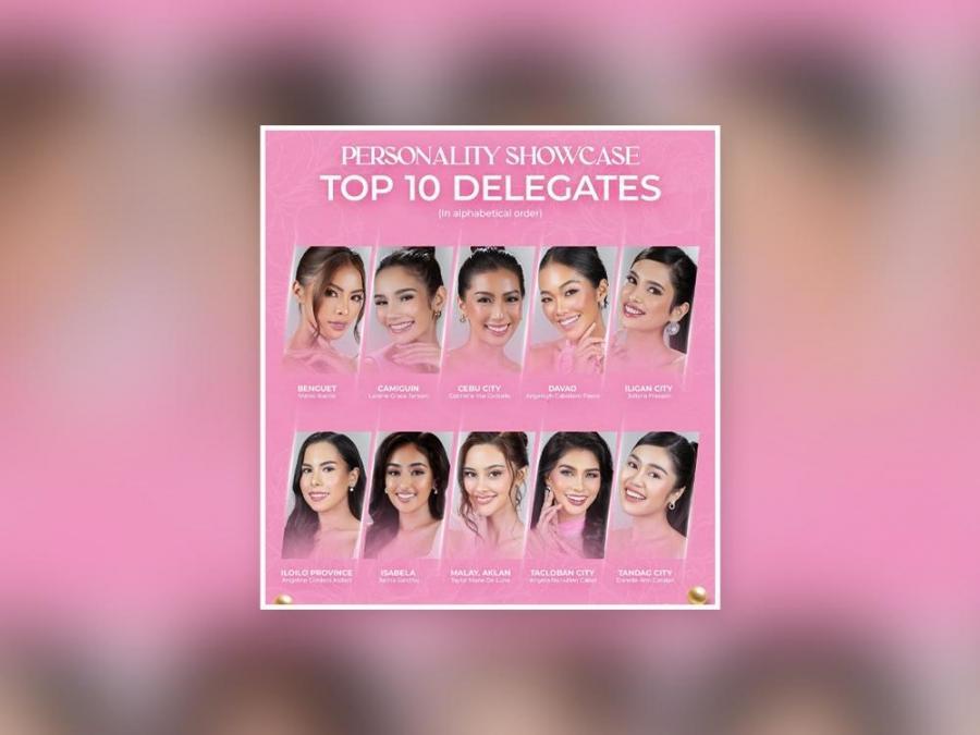 Miss Universe Philippines delegates