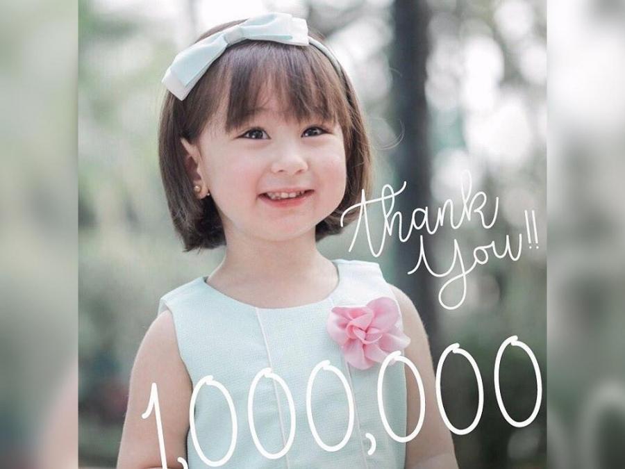 scarlet snow belo is the most followed celeb baby with 1m followers - most followed instagram baby