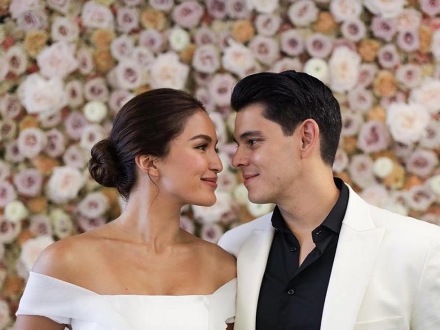 Sarah Lahbati at Richard Gutierrez wedding