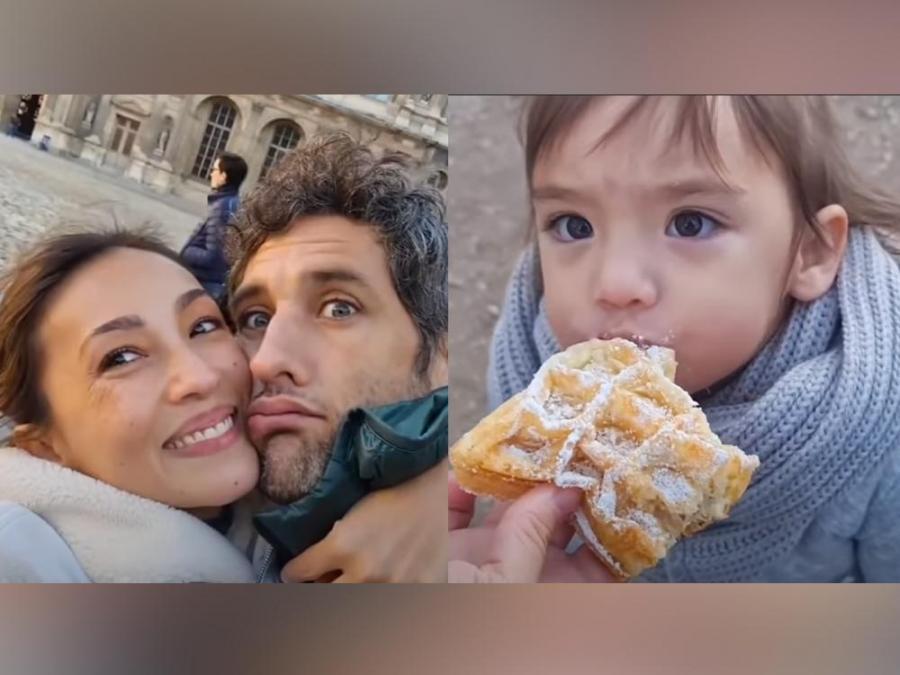 Solenn Heussaff Nico Bolzico and Thylane Bolzico