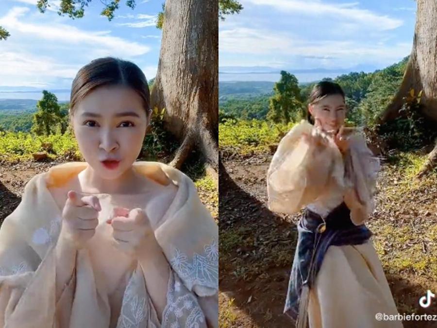 Barbie Forteza joins 'Bejeweled' TikTok trend in her 'Maria Clara at