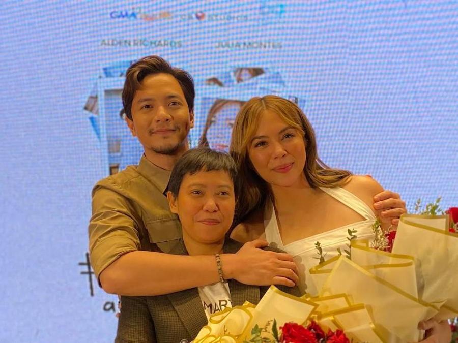 Direk Irene Villamor Alden Richards and Julia Montes