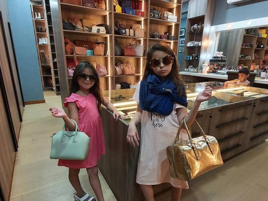 LOOK: 'Baby Superstars' Kendra and Scarlett Kramer invade mom Chesca's  closet