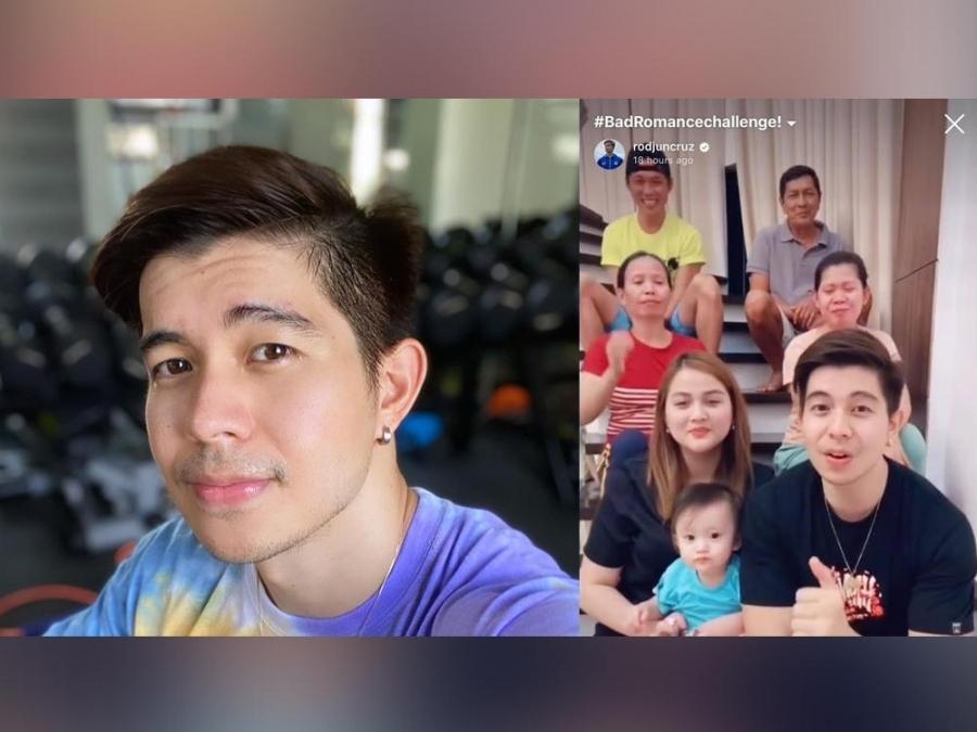 rodjun cruz and family