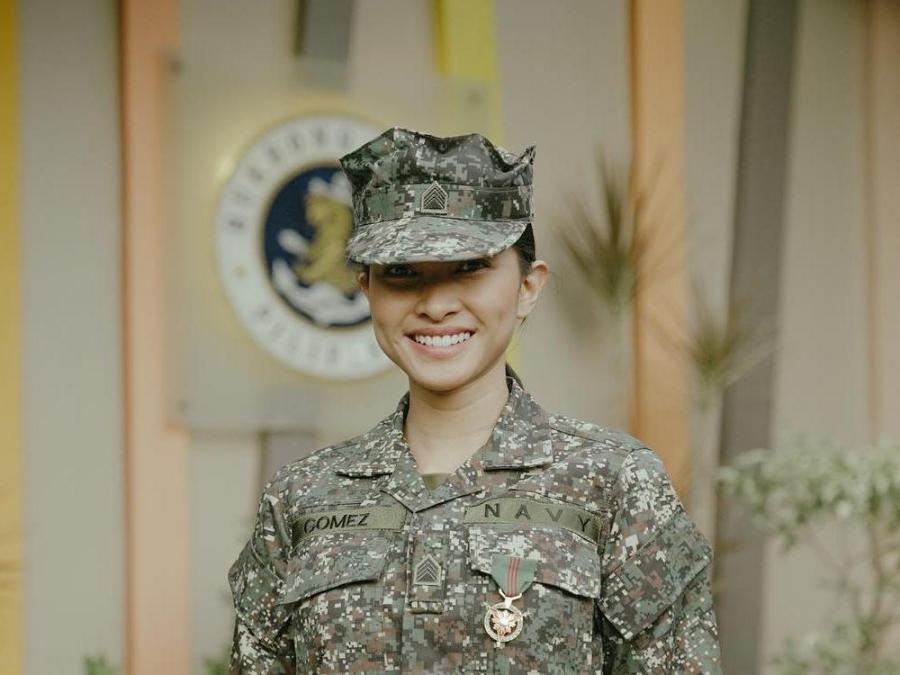 Beatrice Luigi Gomez is awarded the Military Merit Medal GMA