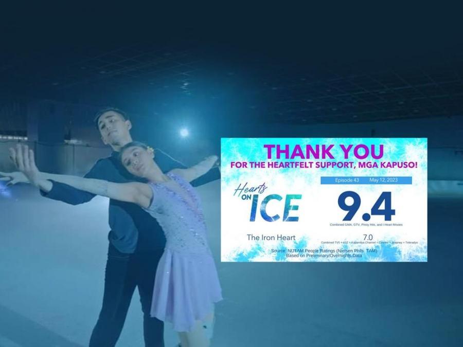 Ashley Ortega and Michael Martinez