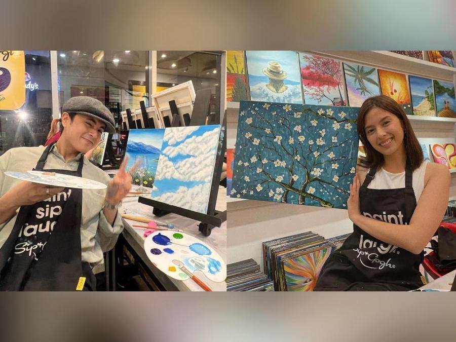 Ysabel Ortega and Miguel Tanfelix go on a painting date | GMA Entertainment