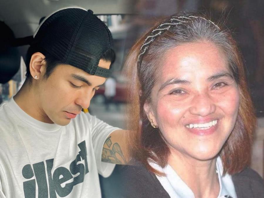 Mark Herras and mother Jasmin Santos