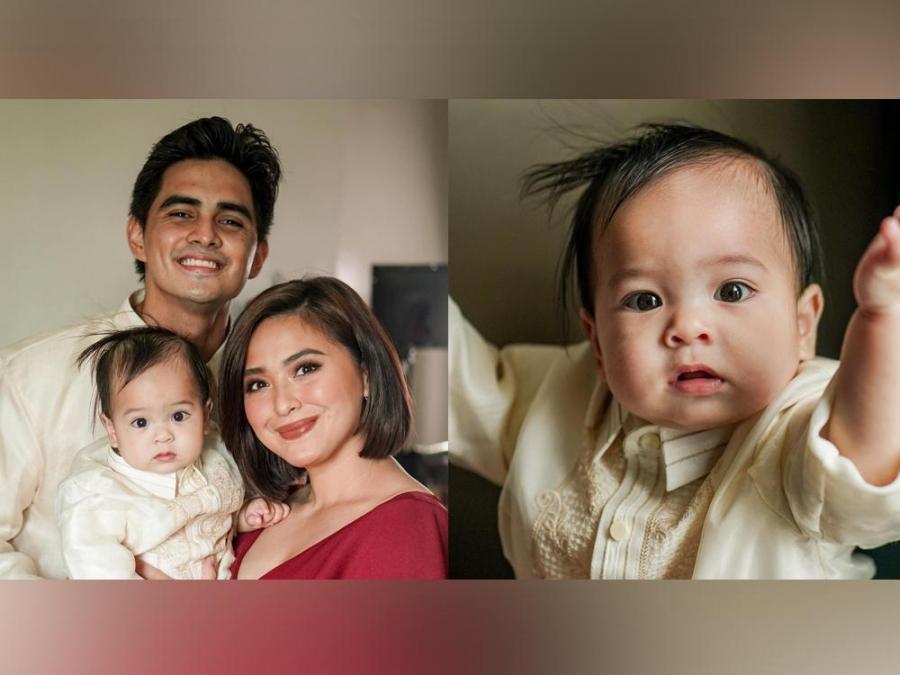 Joyce Pring, Juancho Trivino's son Baby Liam clad in barong is the ...