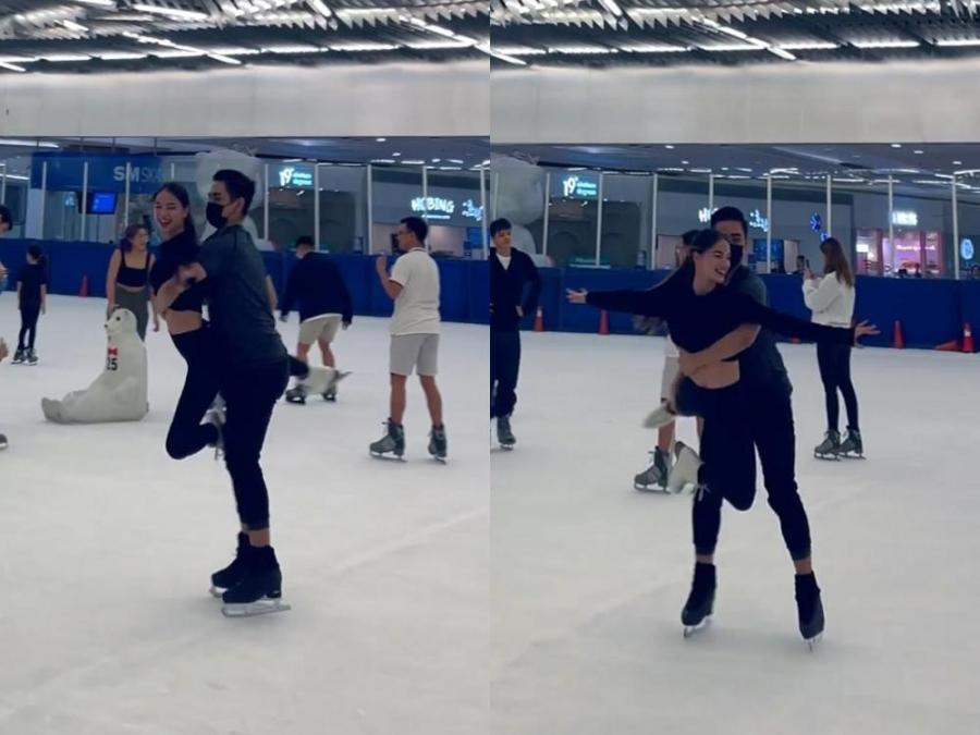 Roxie Smith and Michael Martinez