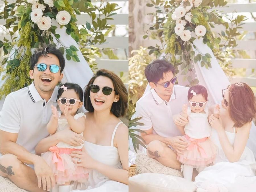 Dennis Trillo and Jennylyn Mercado's daughter Dylan Jayde turns 1 | GMA ...