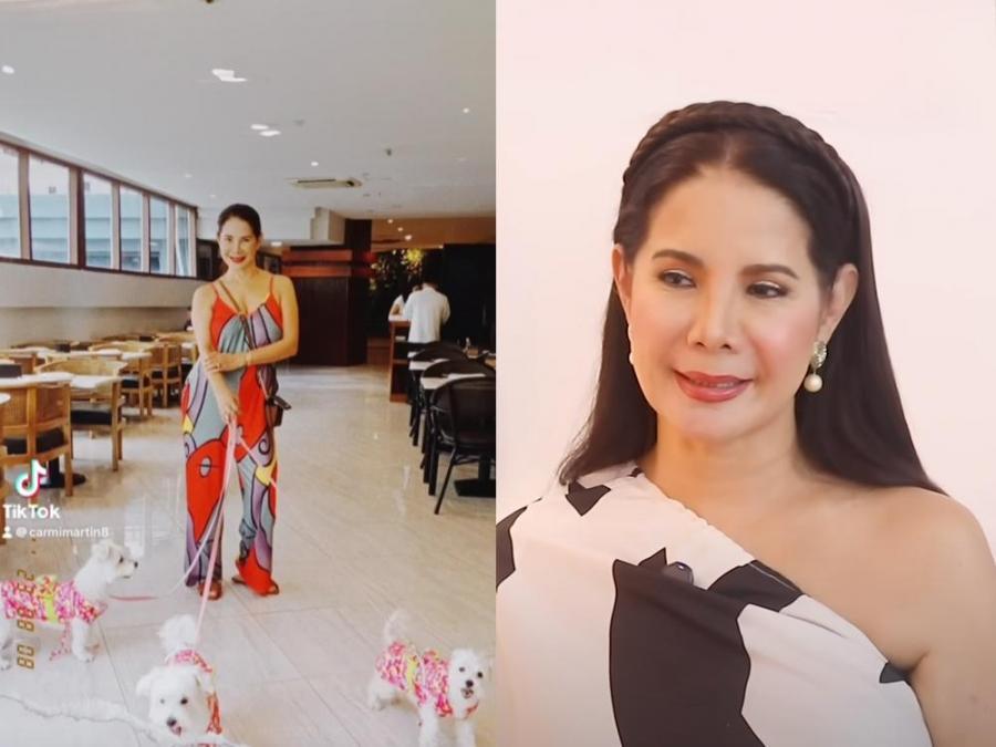 Carmi Martin with dogs