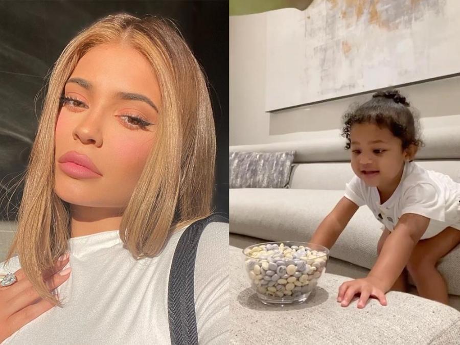 Kylie Jenner with daughter