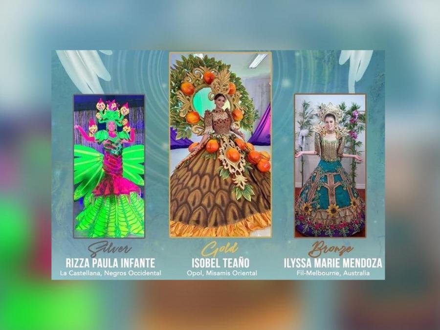 Miss Philippines Earth 2020 cultural attire competition winners